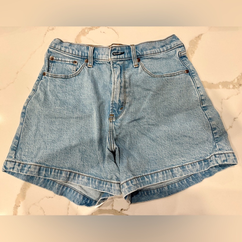 Abercrombie & Fitch Light Blue Jean Shorts